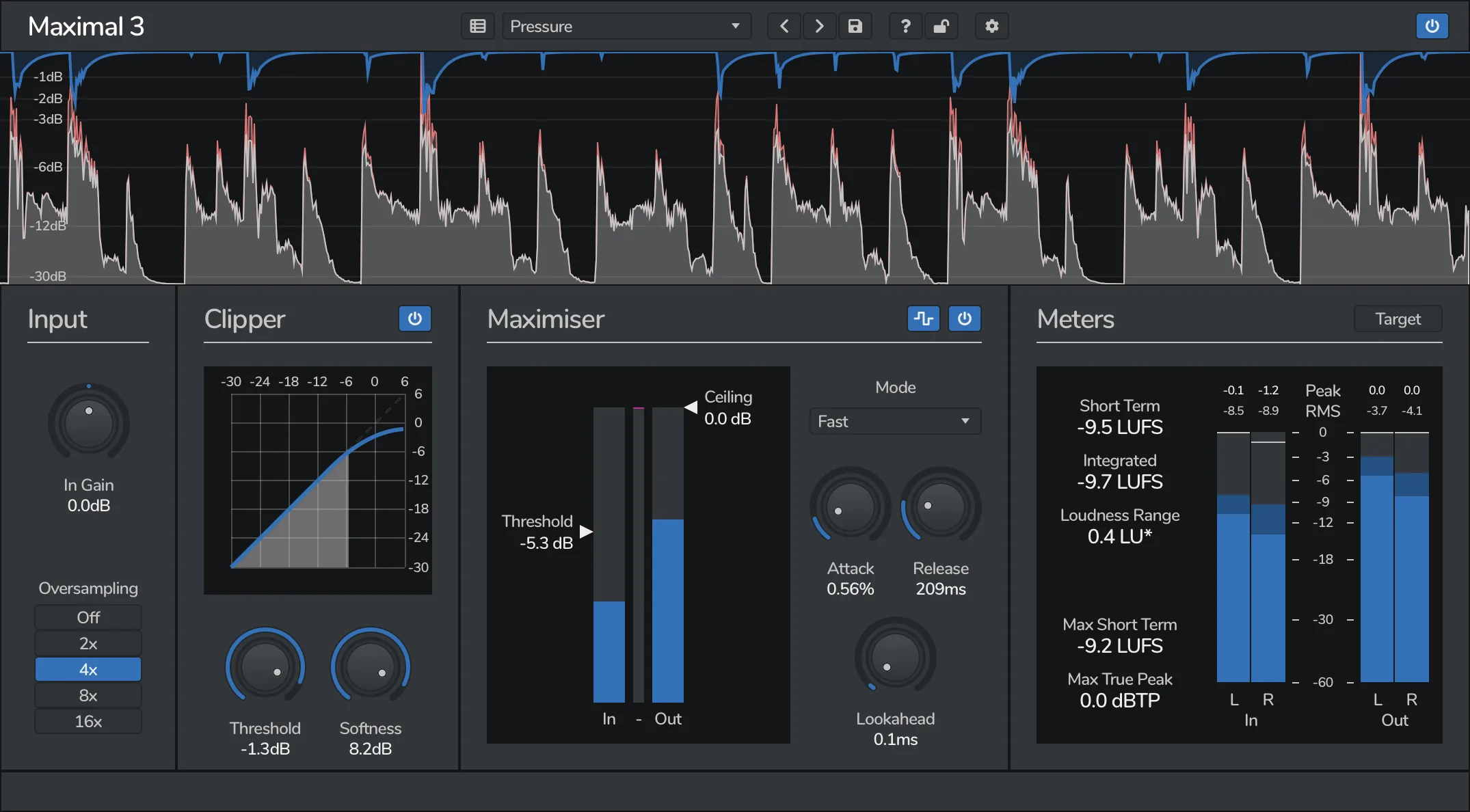 Maximal 3 GUI Interface