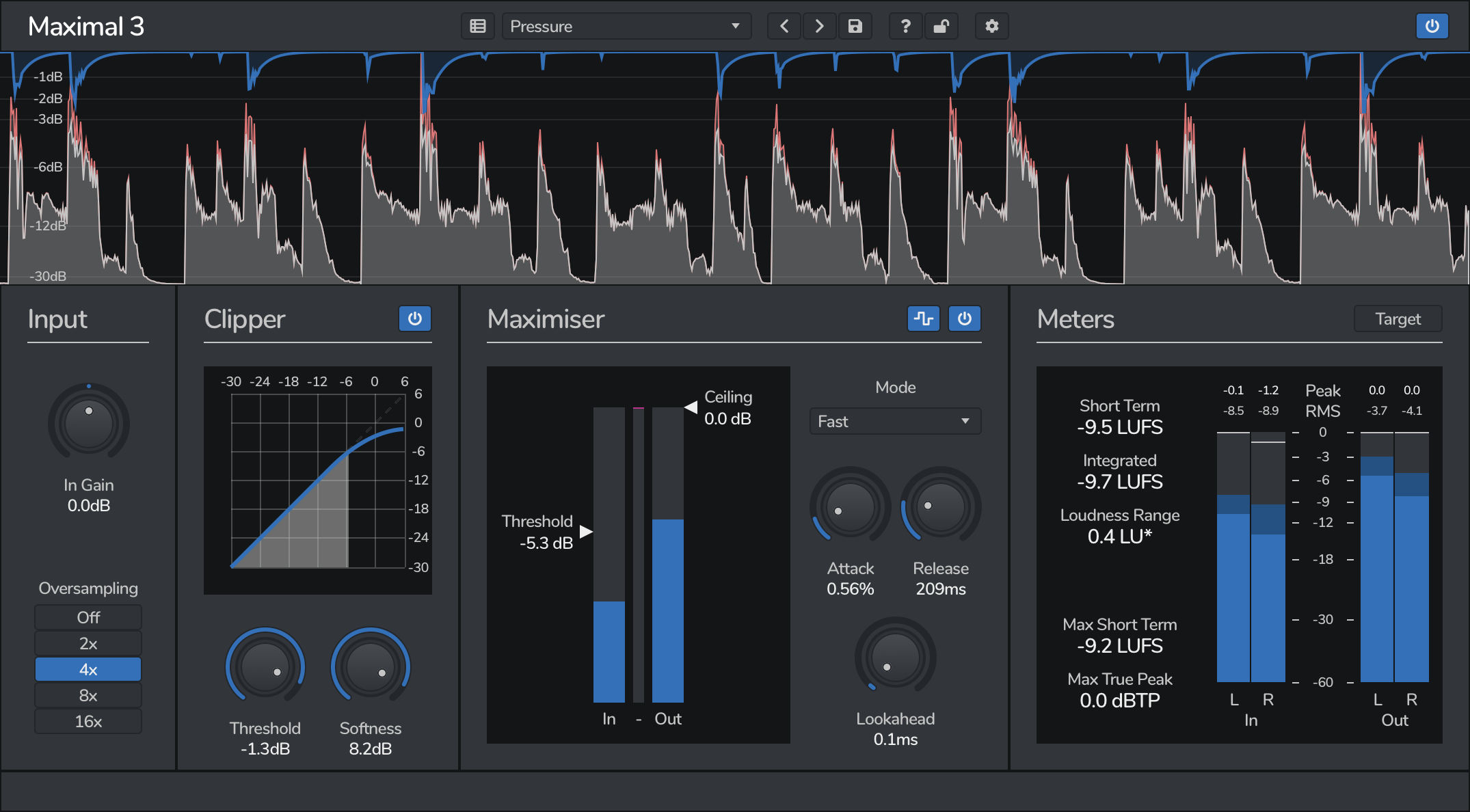 Maximal 3 GUI Interface